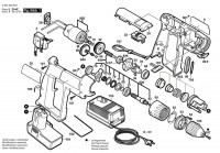 Bosch 0 603 926 603 Psb 9,6 Ves-2 Cordless Percussion Drill 9.6 V / Eu Spare Parts